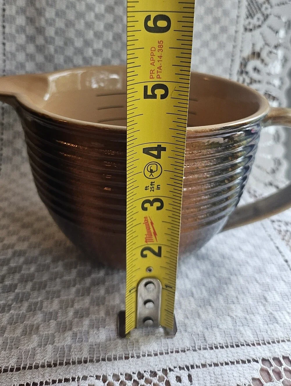 Teleflora Stoneware Measuring Cup